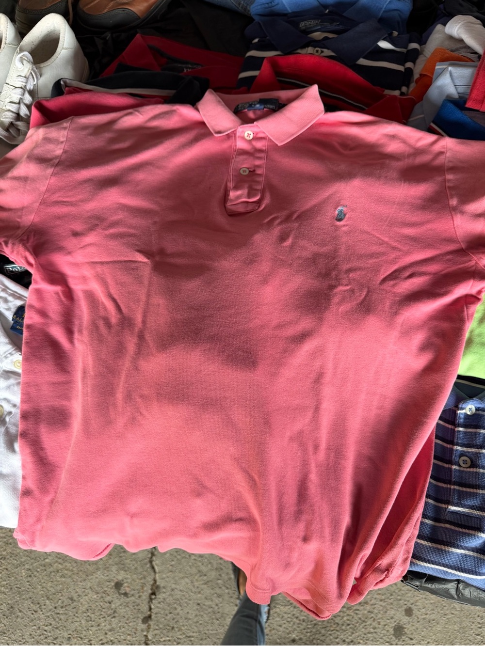 Polo by Ralph Lauren Coral Pink Short Sleeve Cotton Polo